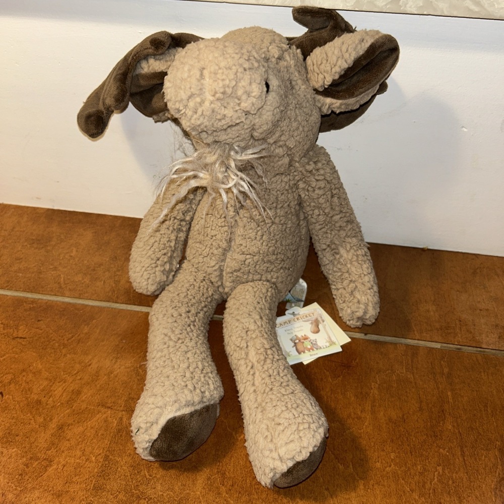 bunnies by the bay Bruce The Moose Camp Cricket Plush NWT P5